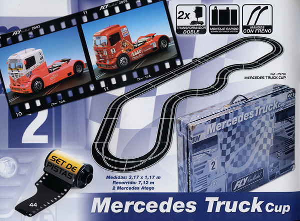FLY set with trucks Mercedes trucks